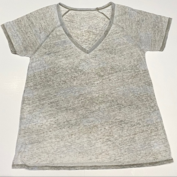 Grey v-neck shirt - Picture 1 of 2